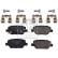 Brake Pad Set, disc brake 173440 FEBI, Thumbnail 2
