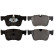 Brake Pad Set, disc brake 173455 FEBI
