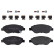 Brake Pad Set, disc brake 173457 FEBI