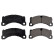 Brake Pad Set, disc brake 173742 FEBI