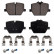 Brake Pad Set, disc brake 173779 FEBI