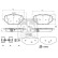 Brake pad set, disc brake 176866 FEBI