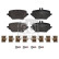 Brake pad set, disc brake 176866 FEBI, Thumbnail 2