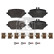 Brake pad set, disc brake 176866 FEBI, Thumbnail 2