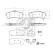 Brake pad set, disc brake 176871 FEBI