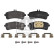 Brake pad set, disc brake 176871 FEBI, Thumbnail 2