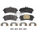 Brake pad set, disc brake 176871 FEBI, Thumbnail 2