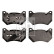 Brake pad set, disc brake 176872 FEBI