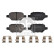 Brake Pad Set, disc brake 177073 FEBI