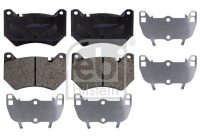 Brake Pad Set, disc brake 177186 FEBI