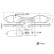 Brake Pad Set, disc brake 177451 FEBI