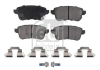 Brake Pad Set, disc brake 177631 FEBI