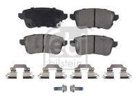 Brake Pad Set, disc brake 177631 FEBI