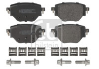Brake pad set, disc brake 180630 FEBI