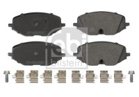 Brake pad set, disc brake 180631 FEBI