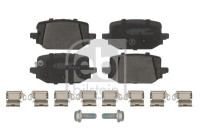 Brake pad set, disc brake 184228 FEBI