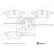 Brake pad set, disc brake 184229 FEBI, Thumbnail 2