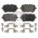 Brake pad set, disc brake 184230 FEBI, Thumbnail 2