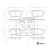 Brake pad set, disc brake 184231 FEBI