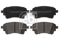 Brake pad set, disc brake 184231 FEBI