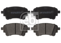 Brake pad set, disc brake 184231 FEBI