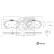 Brake pad set, disc brake 184232 FEBI