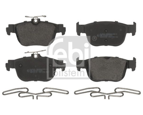 Brake pad set, disc brake 184233 FEBI