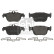 Brake pad set, disc brake 184233 FEBI