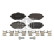 Brake pad set, disc brake 184234 FEBI