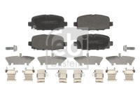 Brake pad set, disc brake 184237 FEBI