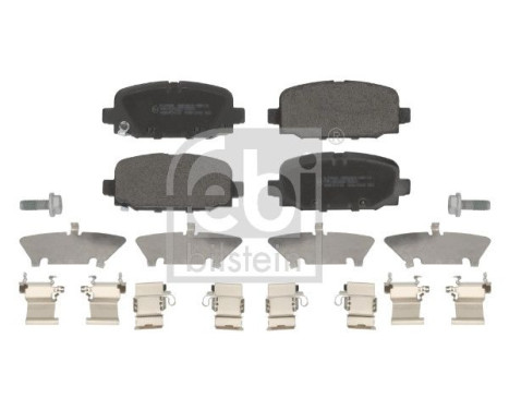 Brake pad set, disc brake 184237 FEBI
