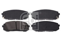 Brake pad set, disc brake 184512 FEBI