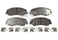 Brake pad set, disc brake 186397 FEBI