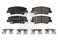 Brake pad set, disc brake 186399 FEBI
