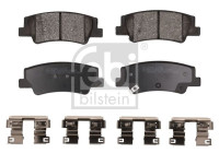 Brake pad set, disc brake 186399 FEBI