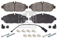 Brake pad set, disc brake 186401 FEBI