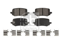 Brake pad set, disc brake 186404 FEBI