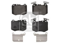 Brake pad set, disc brake 186406 FEBI