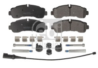 Brake pad set, disc brake 186434 FEBI
