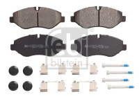 Brake pad set, disc brake 188672 FEBI