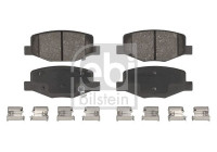 Brake pad set, disc brake 188676 FEBI