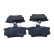 Brake Pad Set, disc brake 19-0424 Maxgear