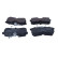 Brake Pad Set, disc brake 19-0425 Maxgear