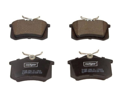 Brake Pad Set, disc brake 19-0428 Maxgear