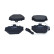 Brake Pad Set, disc brake 19-0437 Maxgear