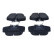 Brake Pad Set, disc brake 19-0447 Maxgear