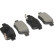 Brake Pad Set, disc brake 19-0462 Maxgear