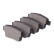 Brake Pad Set, disc brake 19-0463 Maxgear