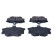 Brake Pad Set, disc brake 19-0466 Maxgear