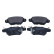 Brake Pad Set, disc brake 19-0468 Maxgear